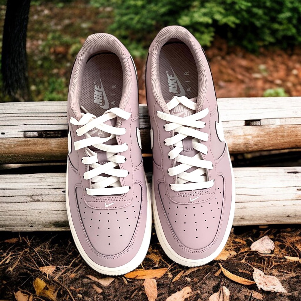 Nike Grade School Air Force 1 Low Youth 6.5 Woman 8 Rose/Sail Sneakers - Picture 9 of 14